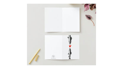 Fish Heart Greeting Card