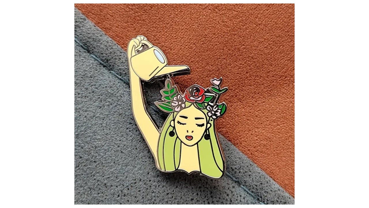 Flower Goddess Enamel Pin - Novelty•ish