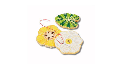 Vibrant Flower and Leaf Needle Minders