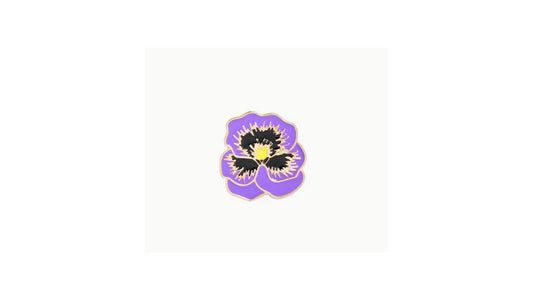 Purple Violet Enamel Pin - Novelty•ish