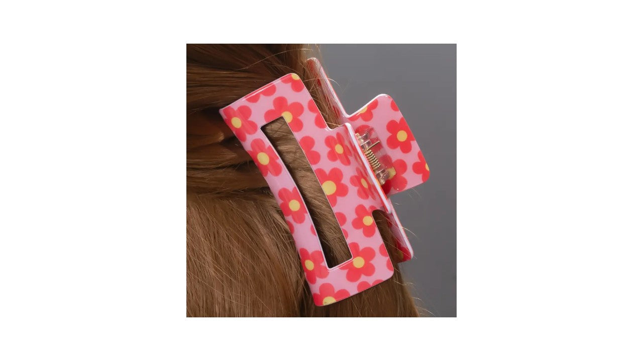 Retro Daisy Claw Clips - Trendy Hair Accessories with Modern Vintage Style