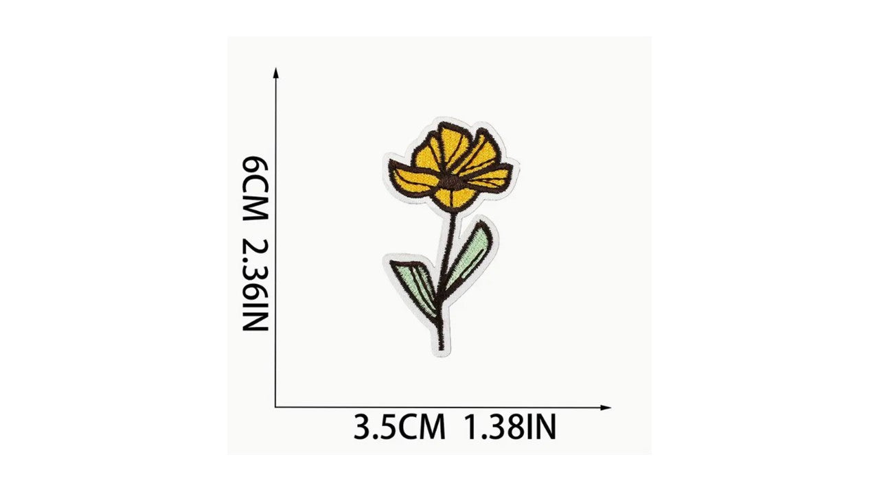 Yellow Flower Iron On Patch - Novelty•ish