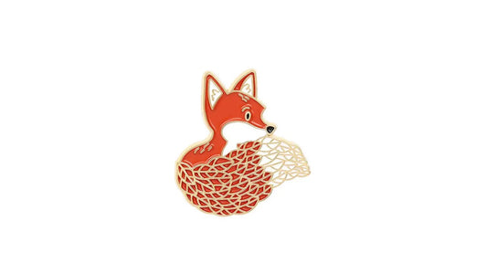 Red Fox Enamel Pin - Novelty•ish