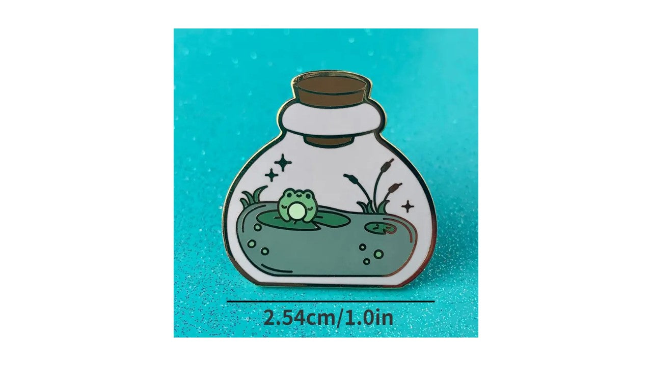 Frog in a Bog Enamel Pin - Novelty•ish