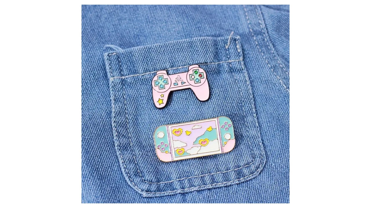 Pink Gamer Enamel Pin Set - Novelty•ish