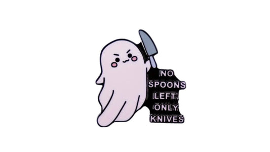 No Spoons Left Enamel Pin - Novelty•ish