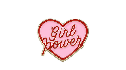 Girl Power Enamel Pin - Novelty•ish