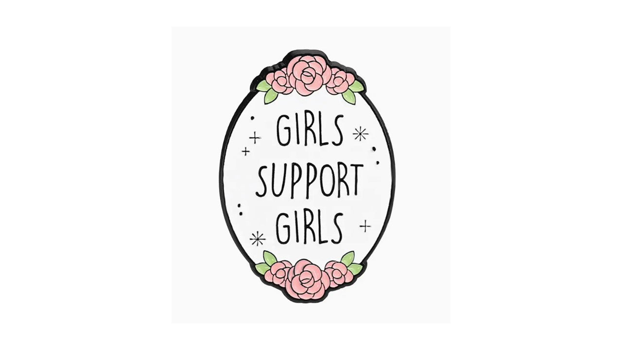 Girls Support Girls Enamel Pin - Novelty•ish