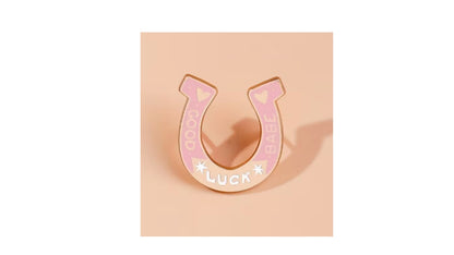 Good Luck Babe lucky enamel pin