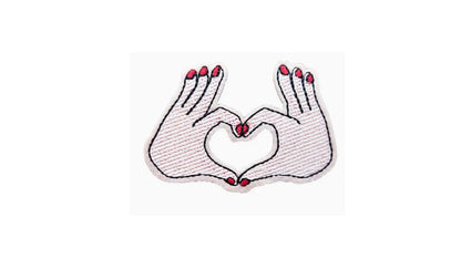 Heart Hands Iron On Patch - Novelty•ish