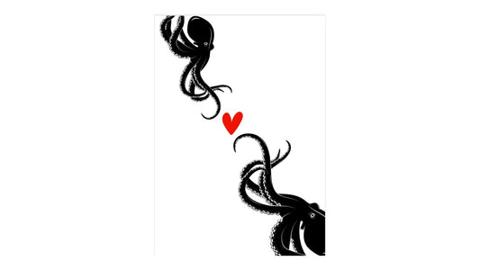 Octopus Heart Greeting Card