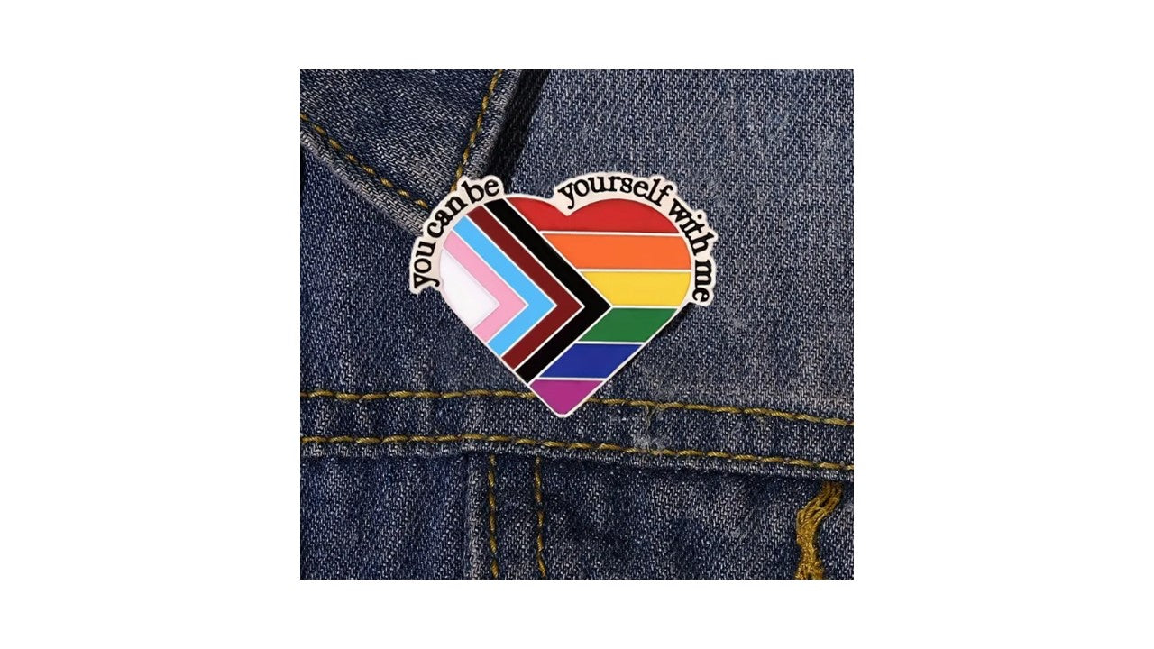 Be Yourself Enamel Pin - Novelty•ish