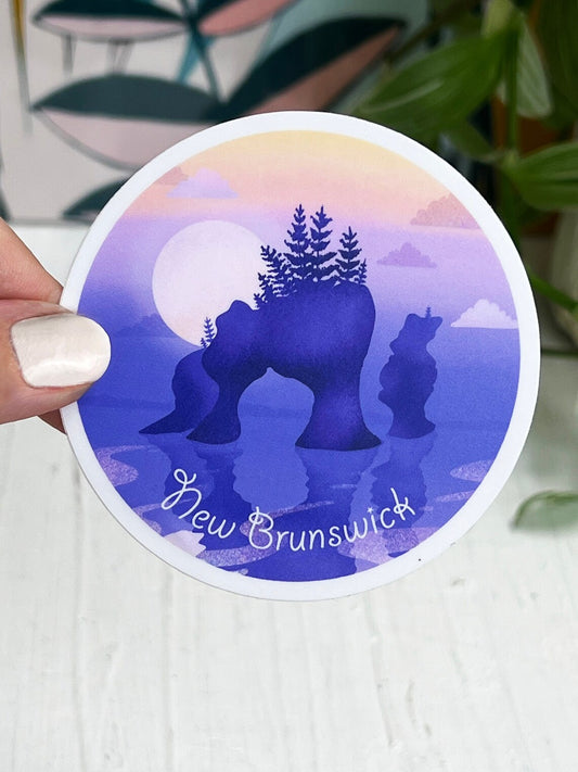 Hopewell Rocks New Brunswick (Eng) Sticker - Novelty•ish