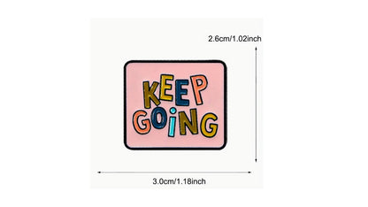 Keep Going Enamel Pin