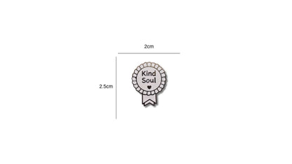 Kind Soul Hard Enamel Pin - Merit Badge Style