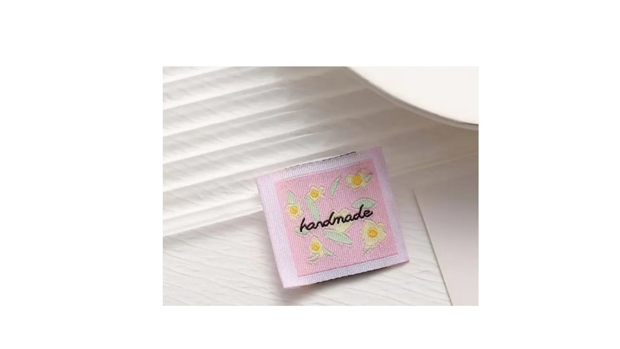 Cute Woven Sewing Labels - Handmade