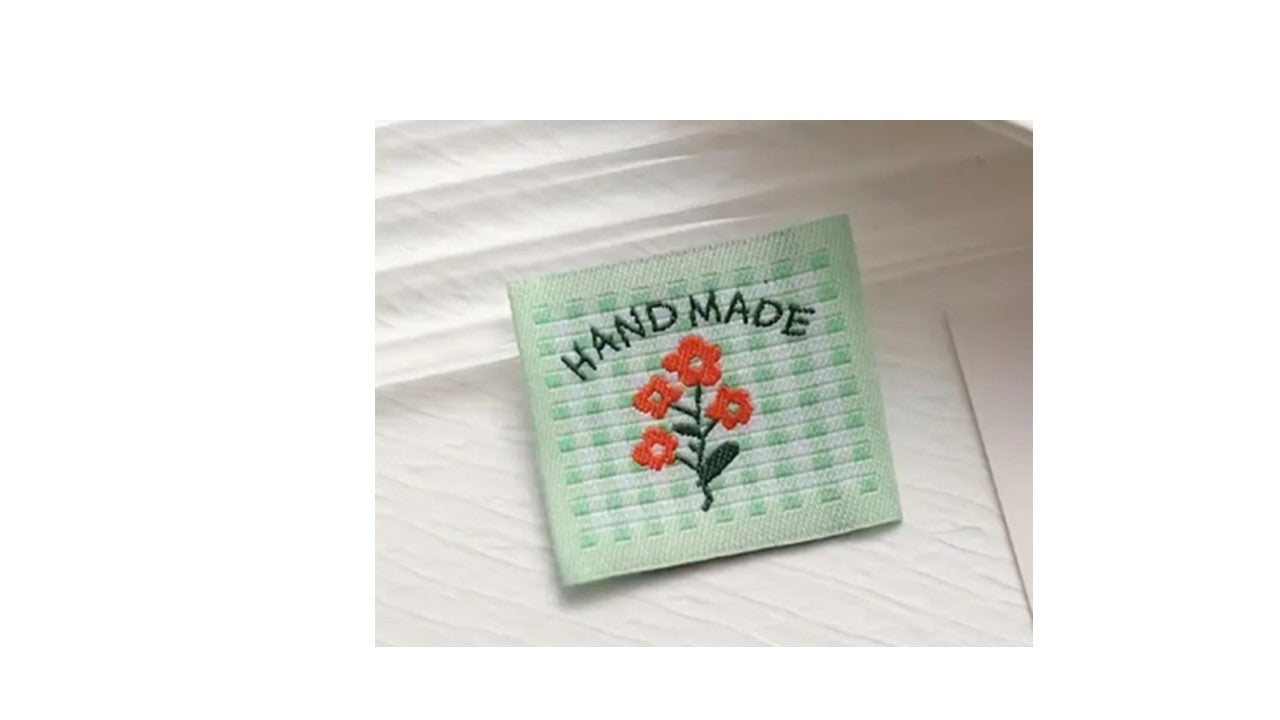 Cute Woven Sewing Labels - Handmade