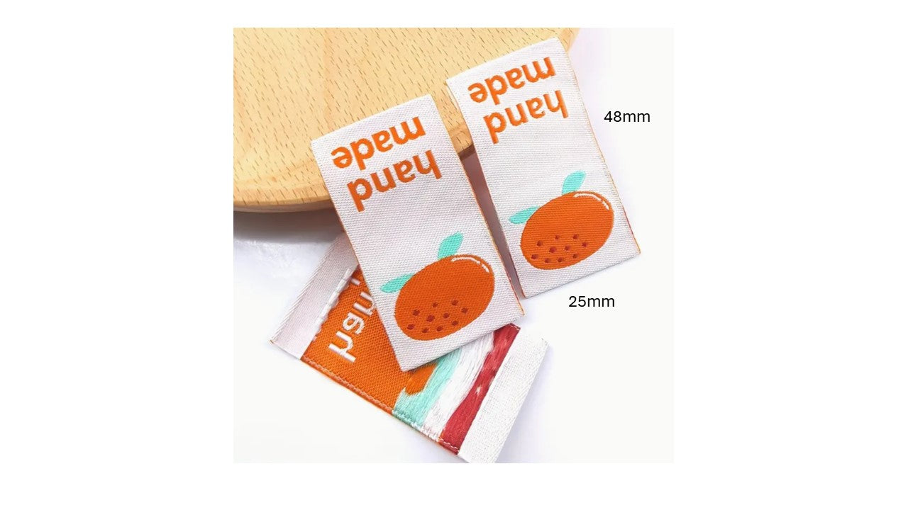 Cute Fruit Woven Sew-In Labels - Novelty•ish