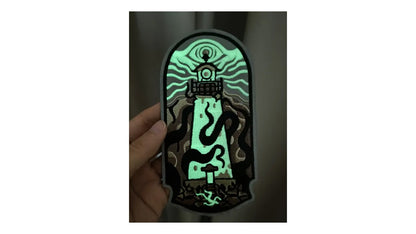 Glow-in-the-Dark Lighthouse Kraken Patch