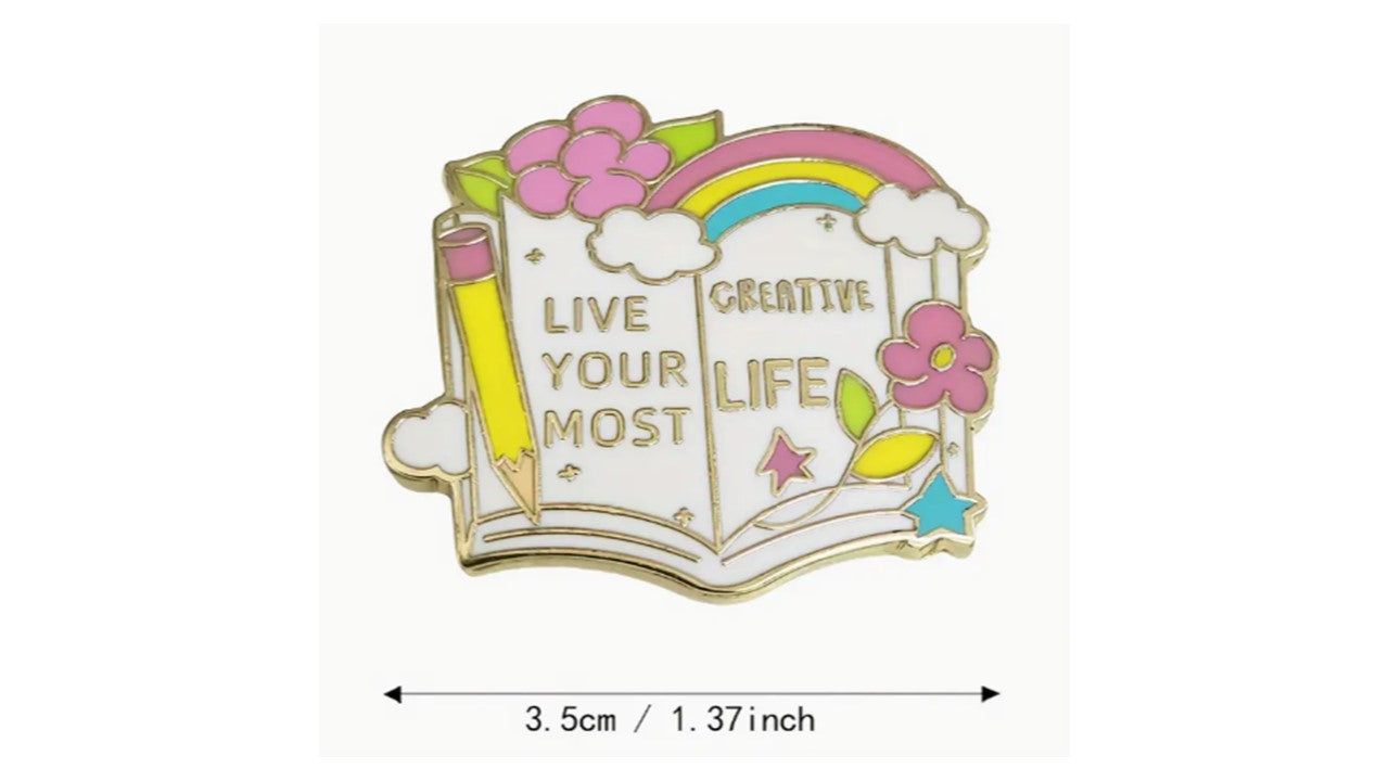 Creative Life Enamel Pin