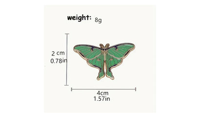 Luna Moth Enamel Pin