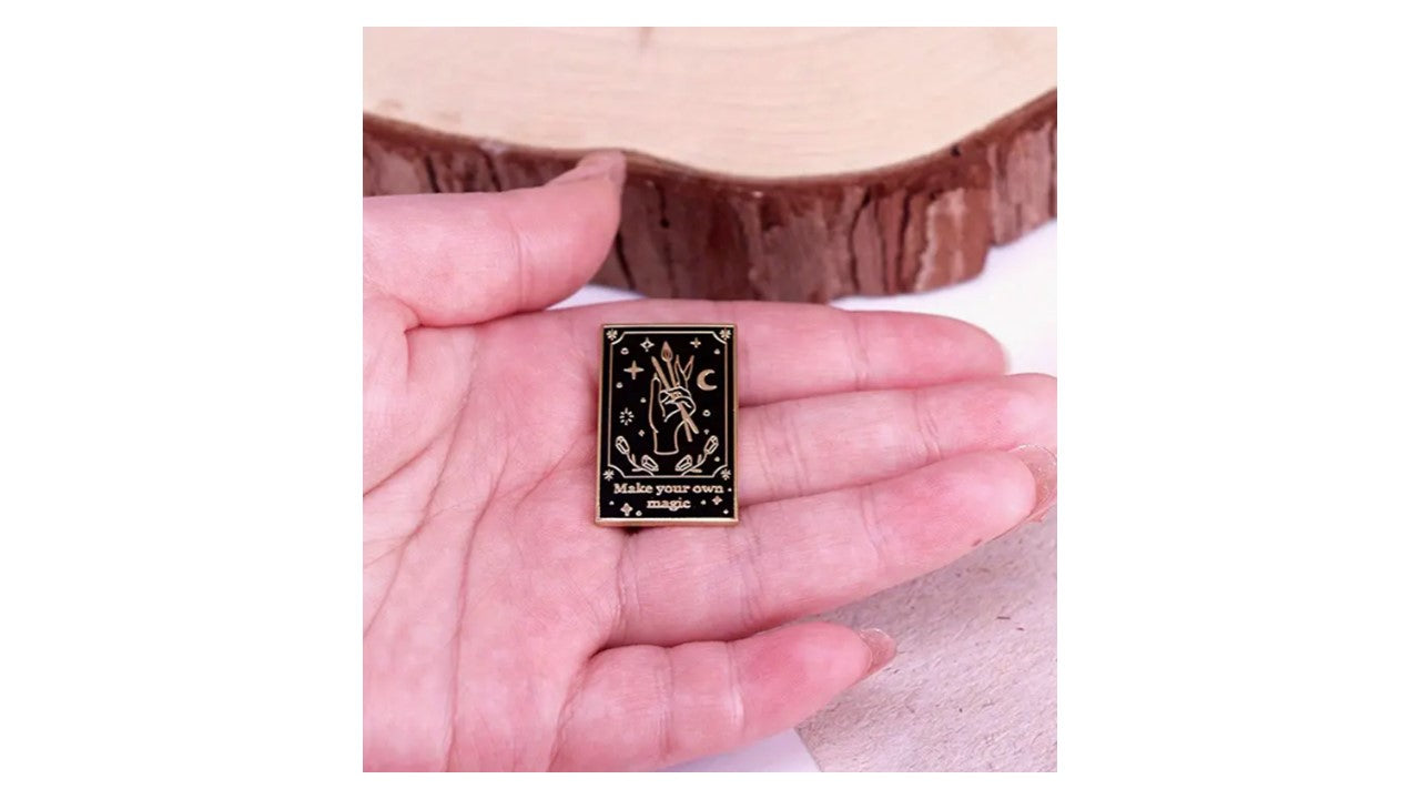 Tarot-themed Enamel Pin - Make your own magic