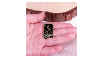 Tarot-themed Enamel Pin - Make your own magic
