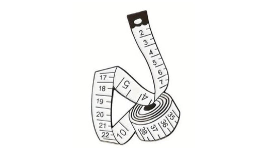 Blue Measuring Tape Enamel Pin - Novelty•ish
