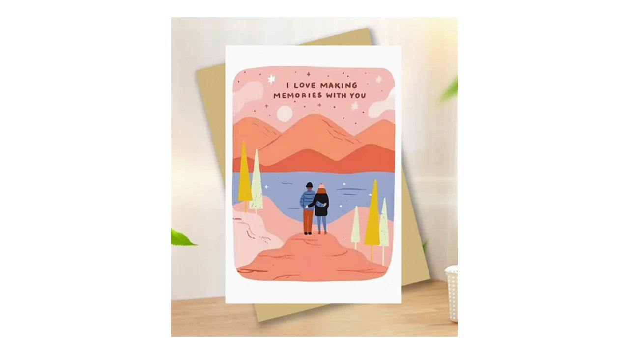 I Love Making Memories With You Greeting Card