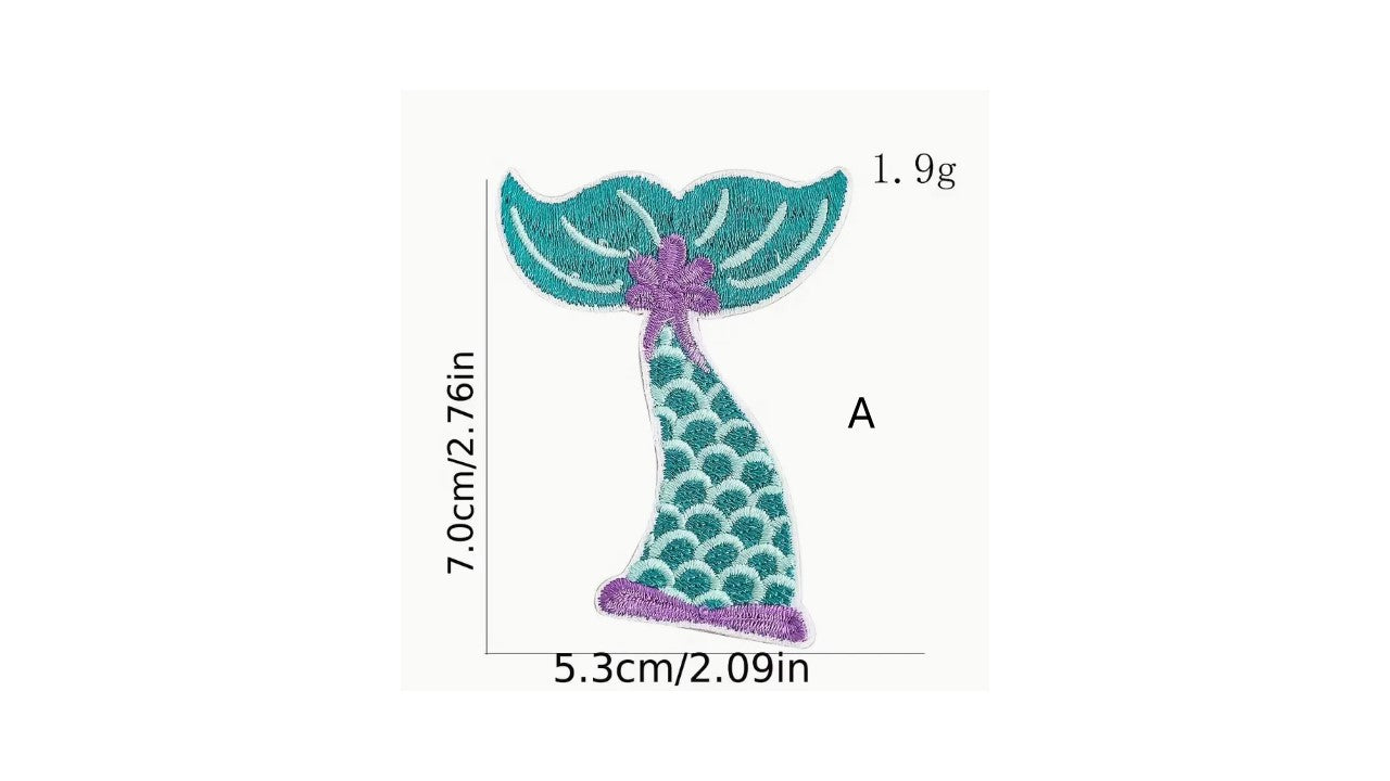 Mermaid Iron-On Patches - Novelty•ish