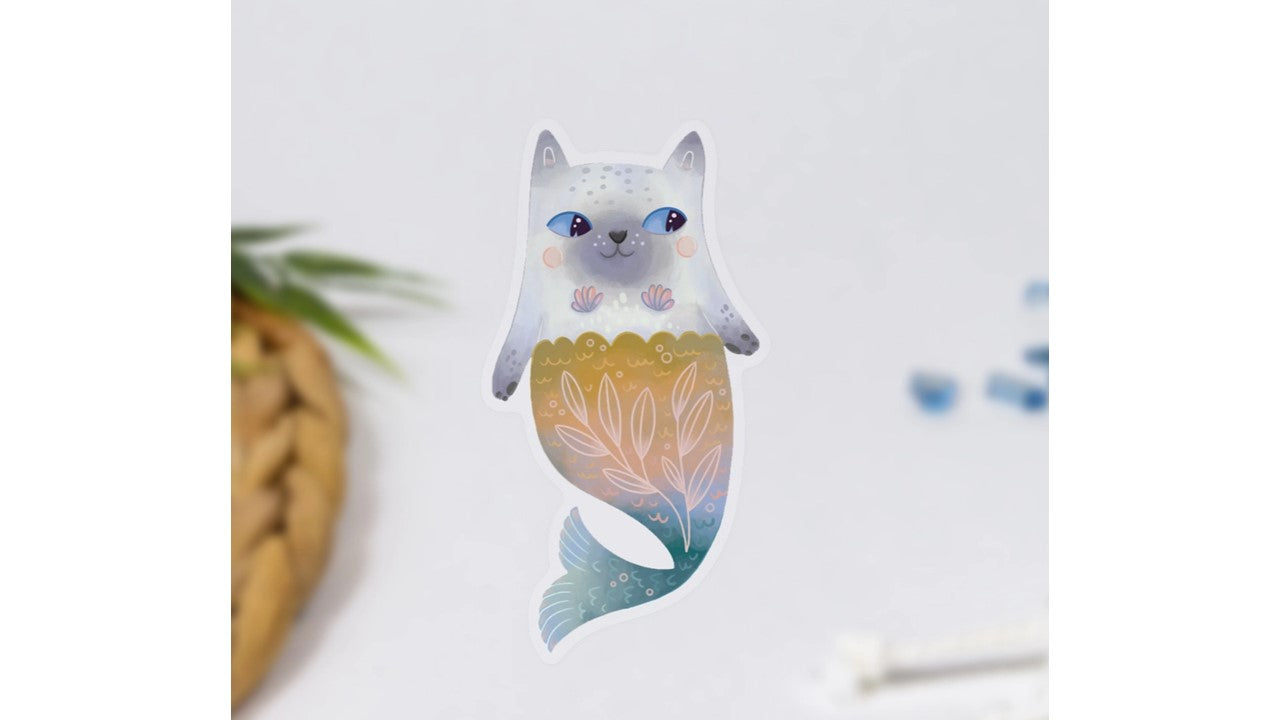 Clear Mercat Sticker – Novelty•ish