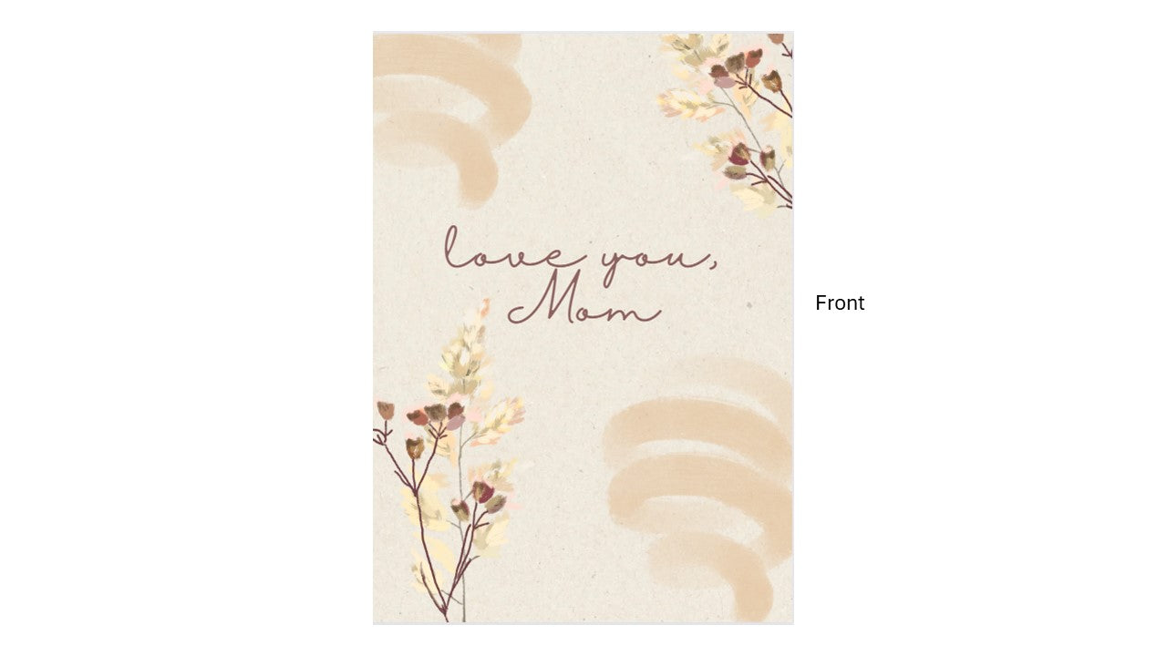 love you, Mom Greeting Card - Novelty•ish