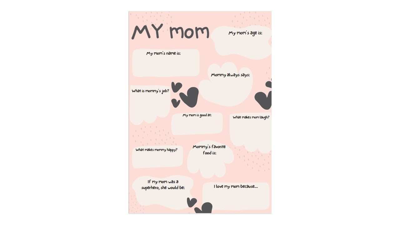 To Mom from Child Greeting Card - Novelty•ish