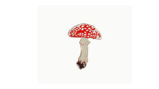 Red Capped Mushroom Enamel Pin - Novelty•ish