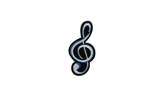 Treble Clef Embroidered Patch – Music Lover Gift | Iron-On Patch | Novelty•ish