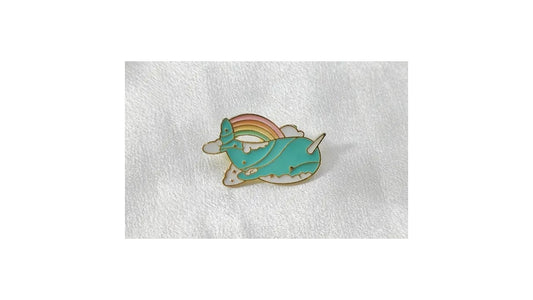 Cute Narwhal Enamel Pin - Novelty•ish