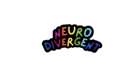 Neurodivergent Enamel Pin - Novelty•ish