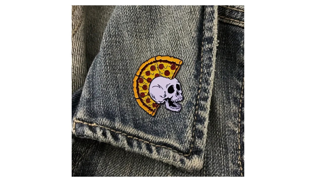 Pizza Punk Enamel Pin