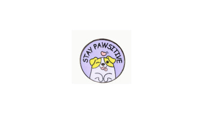 Pawsitive Puns Enamel Pins