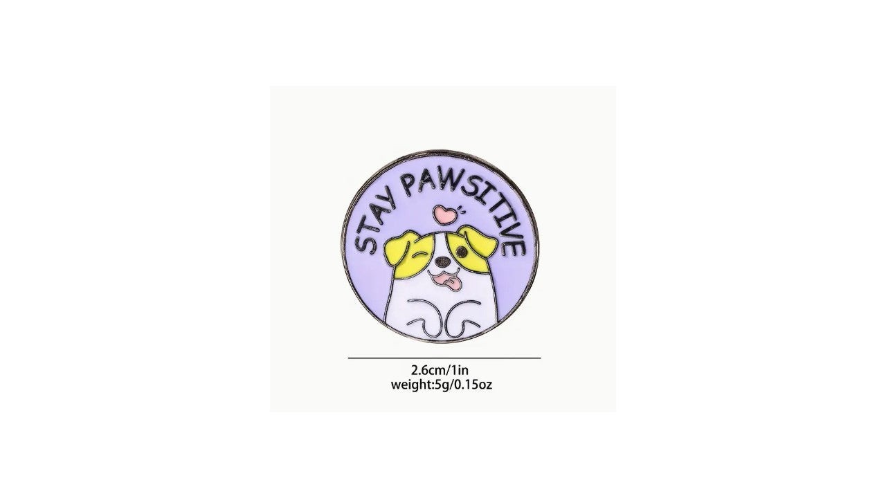 Pawsitive Puns Enamel Pins