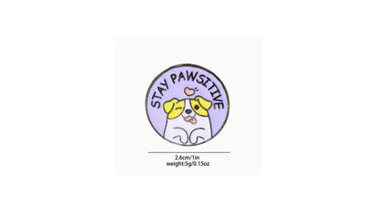 Pawsitive Puns Enamel Pins