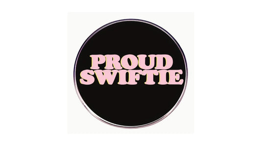 Proud Swiftie on Black Enamel Pin - Novelty•ish