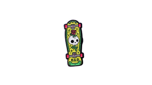 Rad Skateboard Enamel Pin | Skate Culture Accessories | Novelty•ish