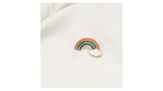 Cute Rainbow Cloud Enamel Pin - Novelty•ish