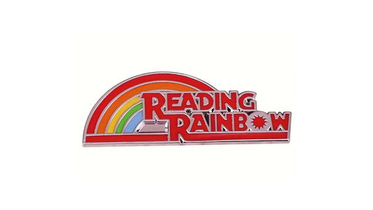 Reading Rainbow Enamel Pin - Novelty•ish