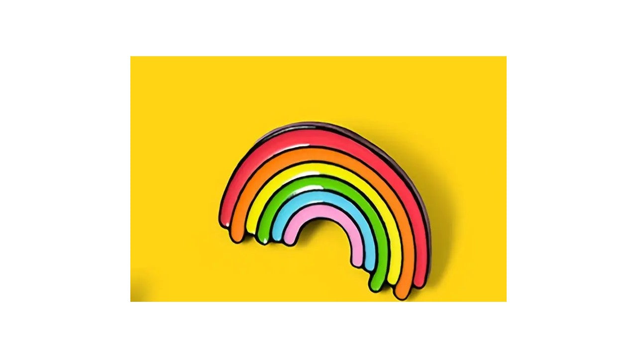 Mini Rainbow Enamel Pin - Novelty•ish