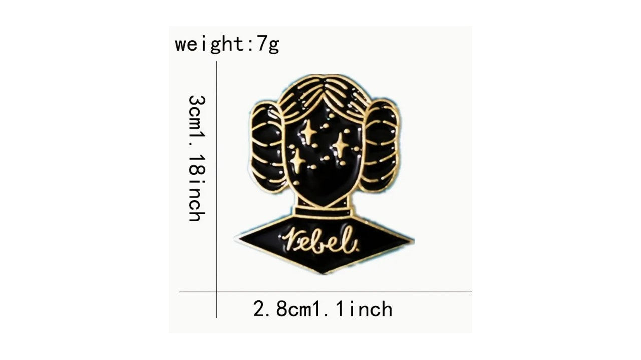 Rebel Enamel Pin - Novelty•ish