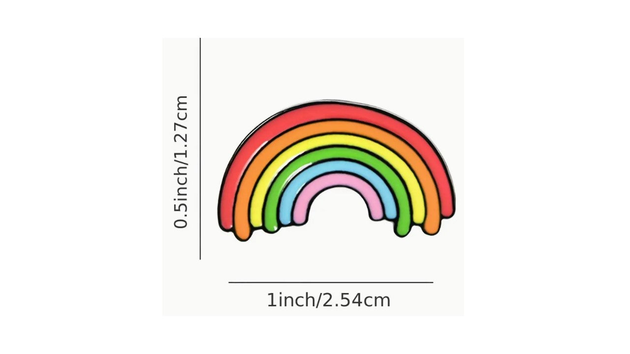 Mini Rainbow Enamel Pin - Novelty•ish