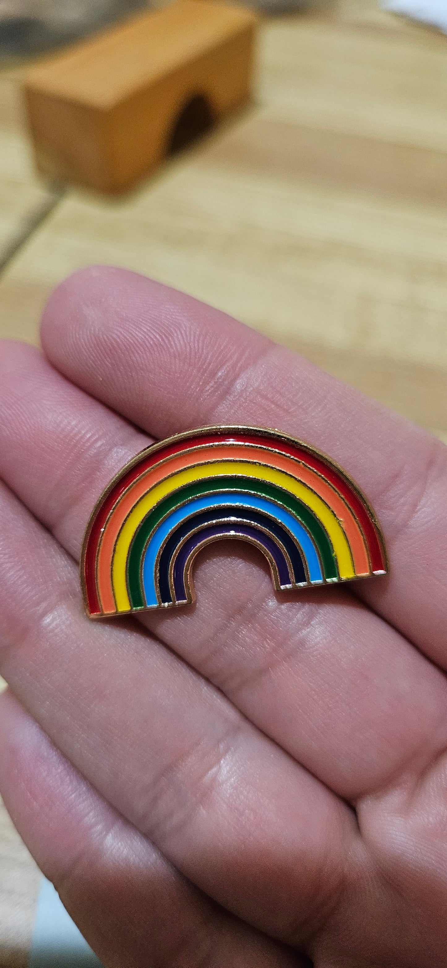 Rainbow Enamel Pin