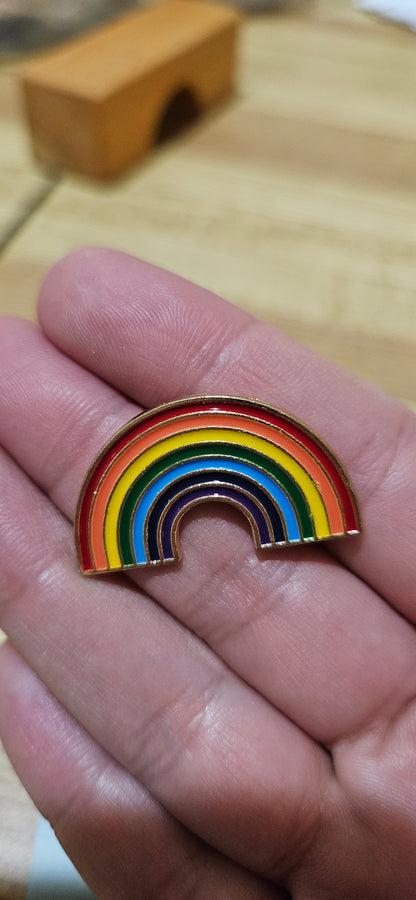 Rainbow Enamel Pin